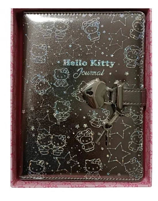 VJ HELLO KİTTY HUSH HUSH KİLİTLİ DEFTER KUTULU 80 GR. 160 YP. ÇİZ.