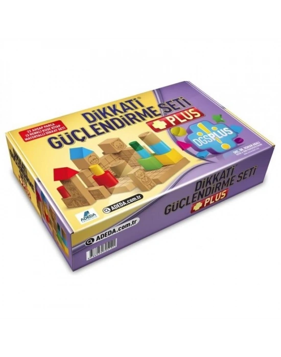 ADEDA Dikkati Güçlendirme Seti Plus 3 Yaş Kutu