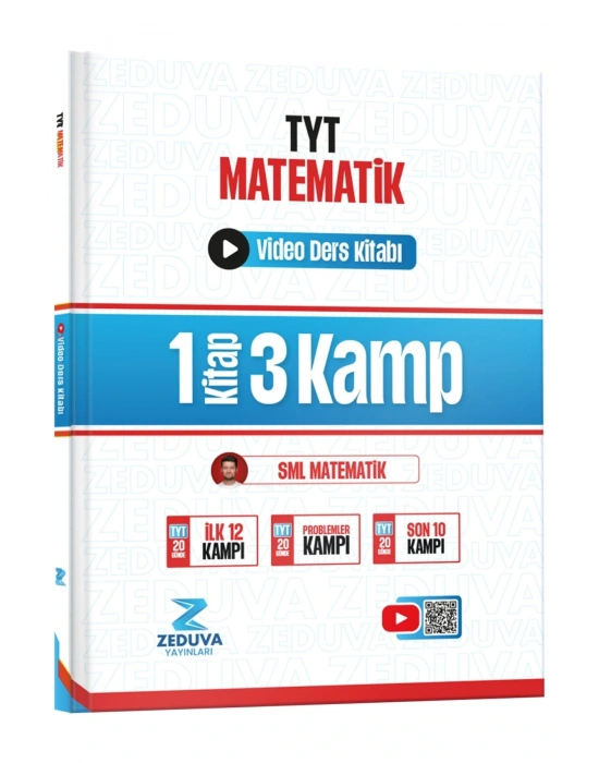 Zeduva SML Matematik TYT Matematik 1 Kitap 3 Kamp Video Ders Kitabı