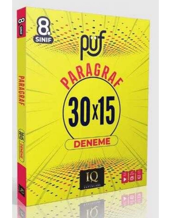 IQ 8. SINIF LGS PÜF Paragraf 30x15 Deneme
