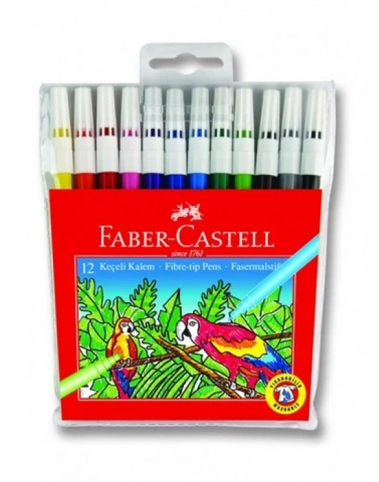 Faber-Castell Keçeli K. 12 R. Yıkanabilir