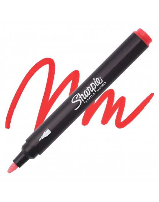 SHARPIE AKRİLİK MARKÖR YUVARLAK UÇ KIRMIZI
