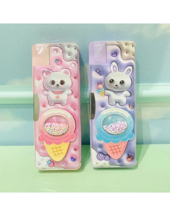 TAROS UNICK COLOR BONCUKLU DONDURMA FONKSİYONLU KALEM KUTU