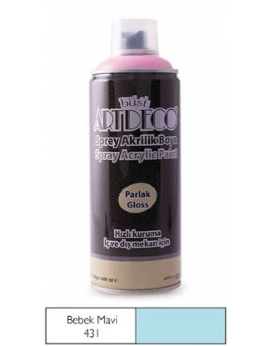 Artdeco Akrilik Sprey Boya 400ml Bebek Mavi 431