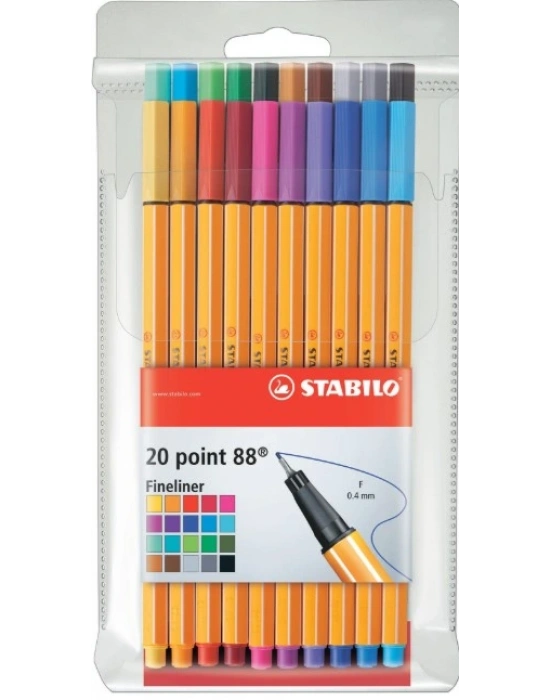 STABILO point 88 20 Renk Askılı Paket