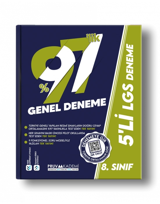PRUVA 8. SINIF 5 Lİ LGS GENEL DENEME
