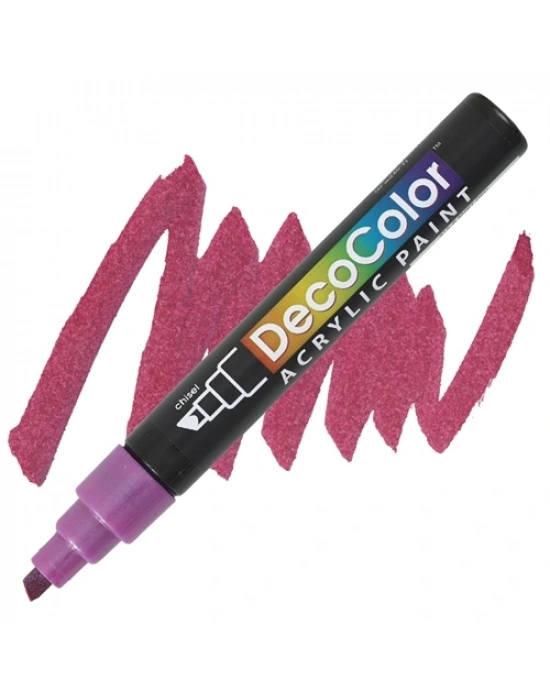 MARVY AKRİLİK MARKÖR 6 MM UÇ METALİK RED