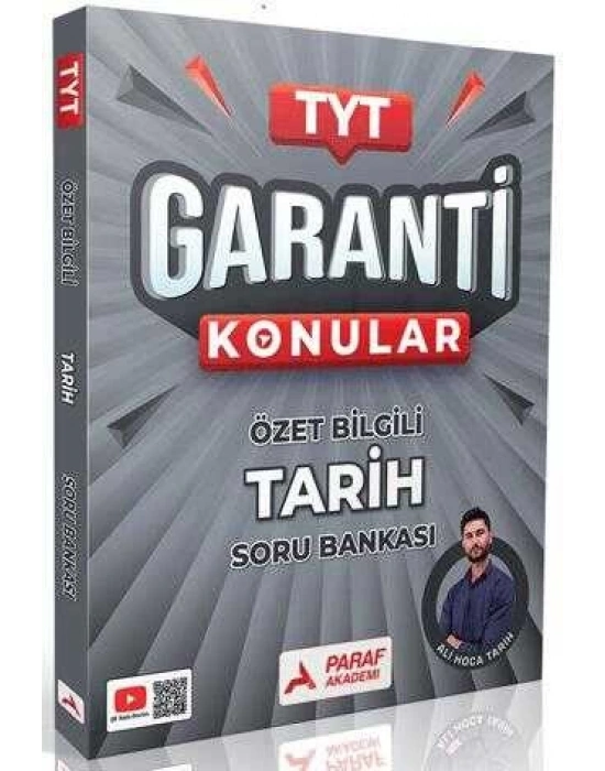 PARAF TYT Tarih Garanti Konular Özel Bilgili Soru Bankası