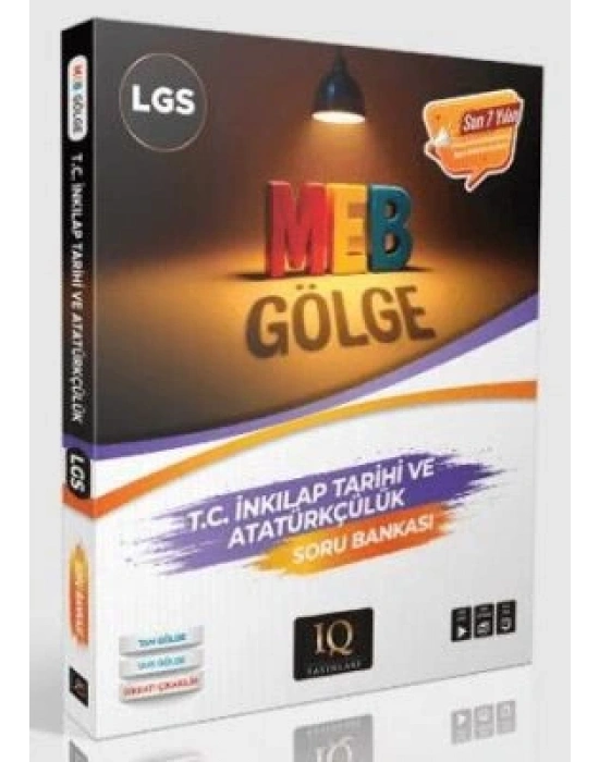 8. Sınıf Gölge T.C. İNKILAP TARİHİ VE ATATÜRKÇÜLÜK SORU BANKASI