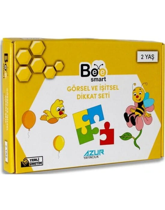 Bee Smart Görsel Işitsel Dikkat Seti 2 Yaş