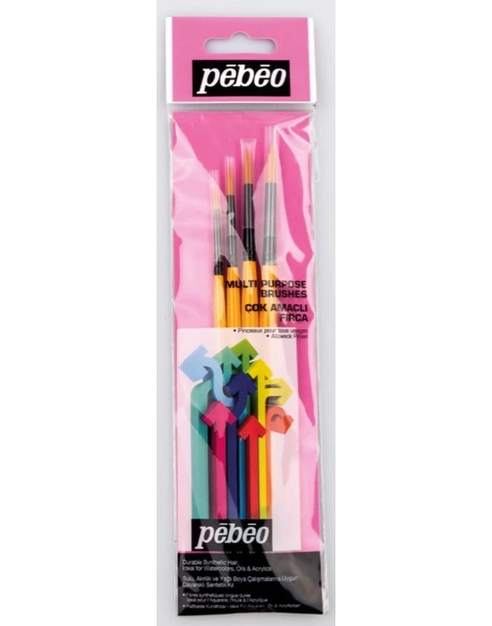 4LÜ SULUBOYA FIRÇA SETİ - NO: 1, 3, 5, 7