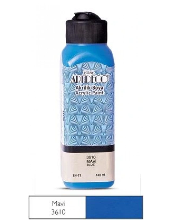 Artdeco Akrilik Boya 140ml Mavi 3610