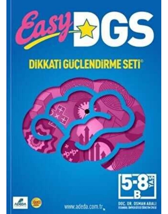 ADEDA EASY Dikkati Güçlendirme Seti 5-8 yaş B Kitapçığı