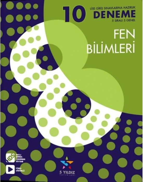 5 YILDIZ 8. SINIF FEN BİLİMLERİ DENEME 10 LU