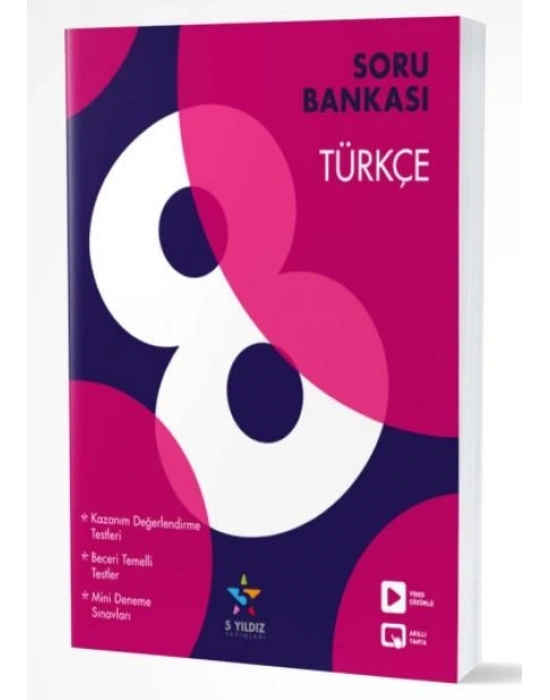 5 YILDIZ 8. SINIF TÜRKÇE SORU BANKASI