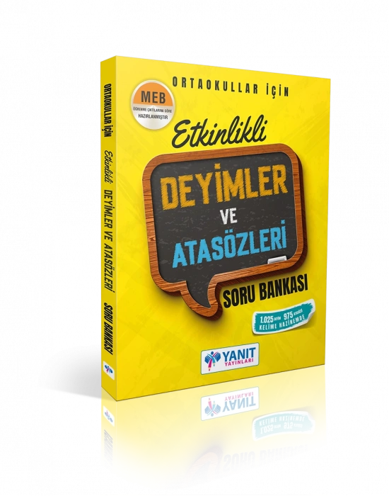 YANIT 8. SINIF ATASÖZLERİ VE DEYİMLER SORU BANKASI ETKİNLİKLİ