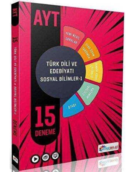 KÖŞEBİLGİ AYT Türk Dili Ve Edebiyatı - Sosyal Bilimler 1 15 Deneme