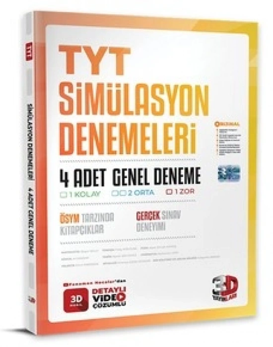 3D TYT 4lü Simülasyon Genel Deneme