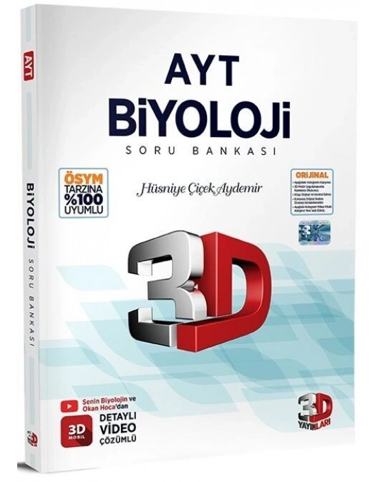 3D AYT Biyoloji Soru Bankası