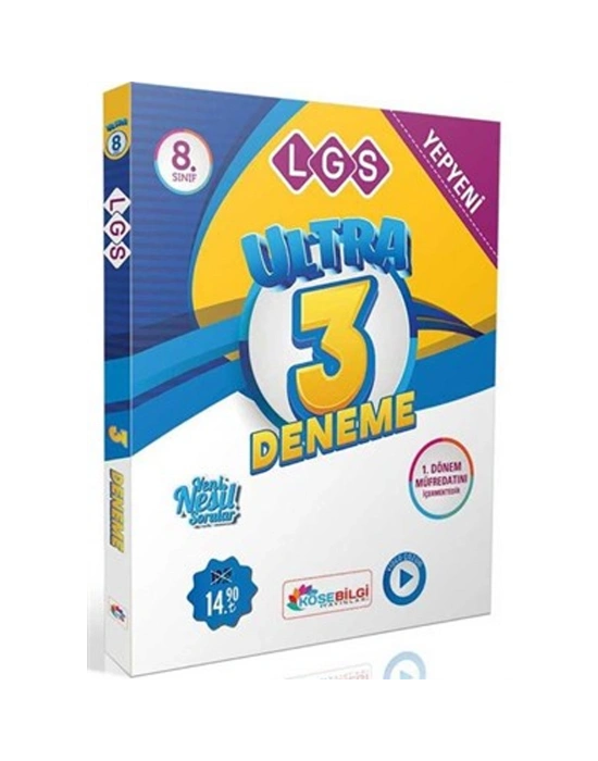Köşebilgi ULTRA LGS DENEMESİ YENİ MÜFREDAT 3 LÜ