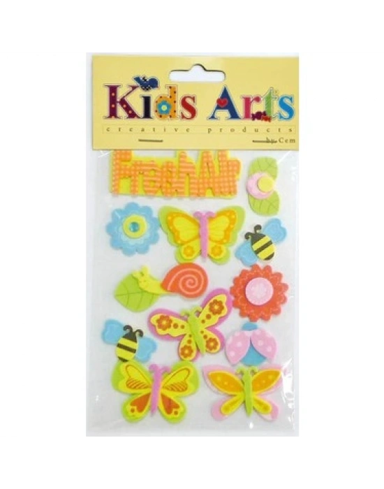 KIDS ARTS MY-50288-3 EVA SET(ÇİÇEK-KELEBEK) 24/144