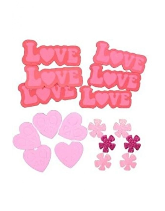 DOLPHIN ST-1020011 EVA STICKER SİMLİ ÇİÇEK KALP