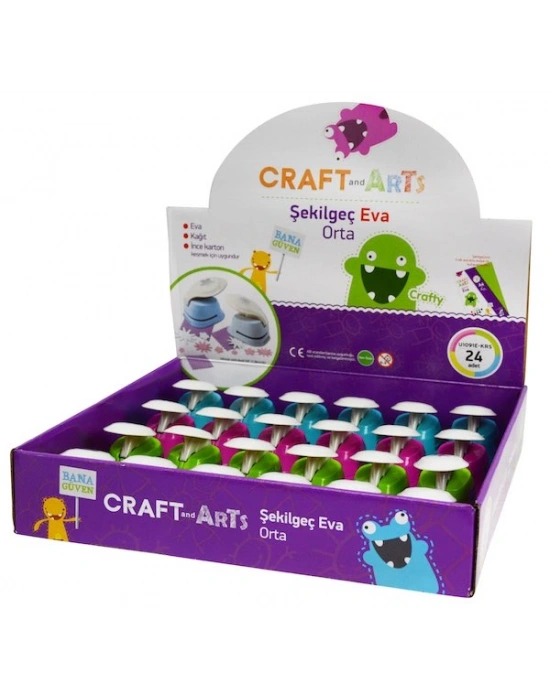 Craft and Arts Şekilgeç 5/8 Eva Kesen