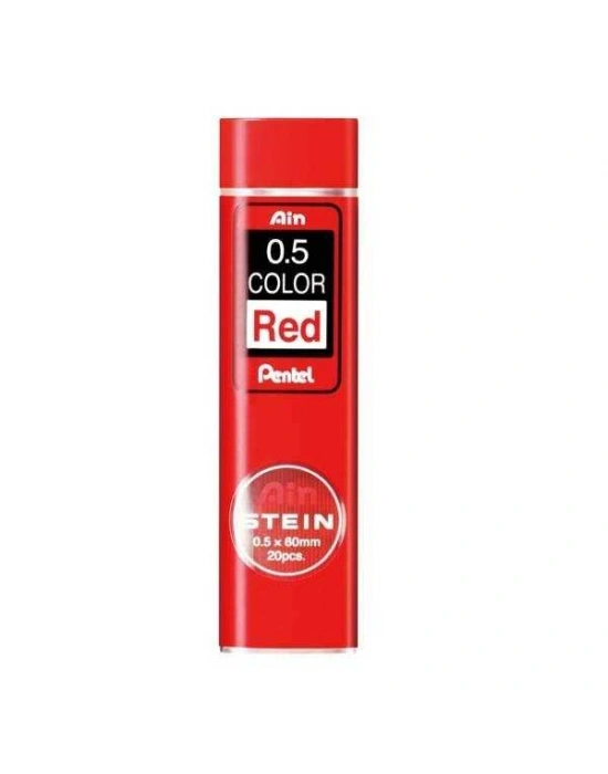Pentel Ain STEIN 0,5 mm Kırmızı 20 adet