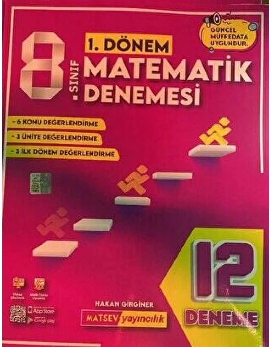 MATSEV 8. SINIF MATEMATİK 12 Lİ DENEME 1. DÖNEM