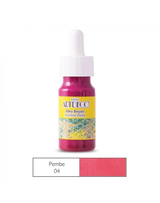 Artdeco Ebru Boyası 30ml Pembe 04