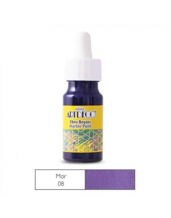 Artdeco Ebru Boyası 30ml Mor 08