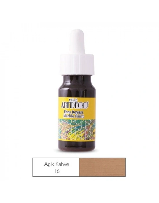 Artdeco Ebru Boyası 30ml Açık Kahve 16