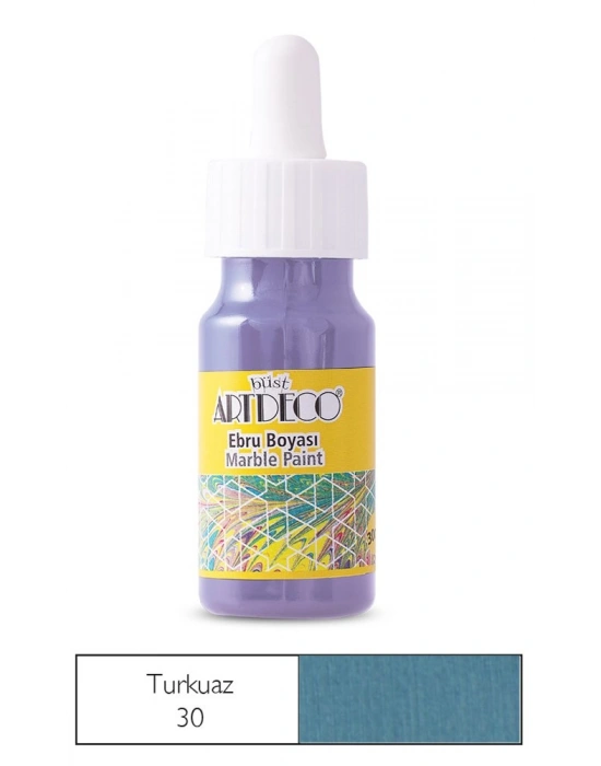 Artdeco Ebru Boyası 30ml Turkuaz 30