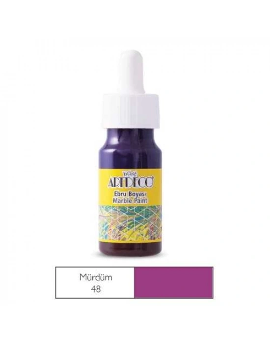 Artdeco Ebru Boyası 30ml Mürdüm 48