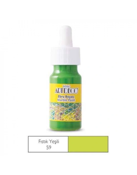 Artdeco Ebru Boyası 30ml Fıstık Yeşili 59