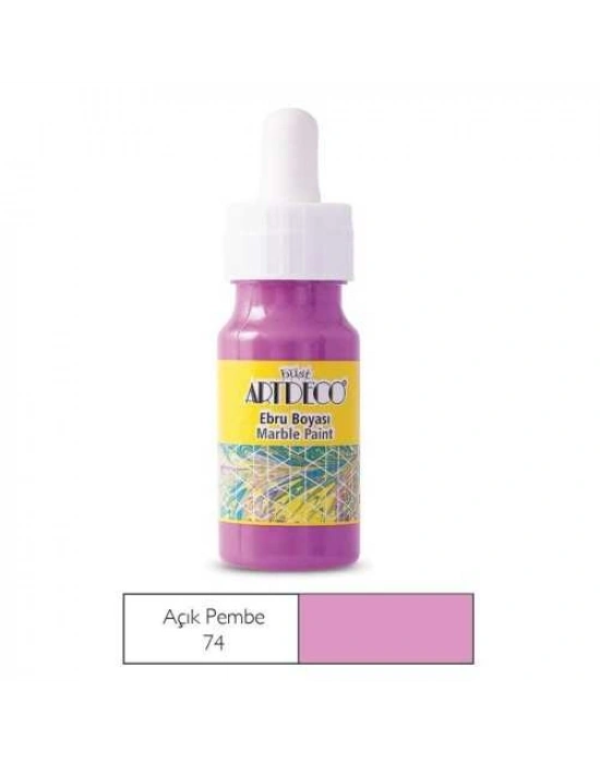 Artdeco Ebru Boyası 30ml Açık Pembe 74