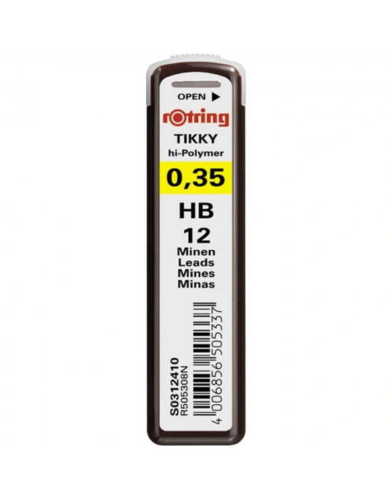 Rotring Hi-Polymer Kurşun Kalem Ucu 0.35 mm (HB)