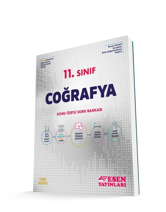ESEN 11. SINIF COĞRAFYA KONU ÖZETLİ SORU BANKASI
