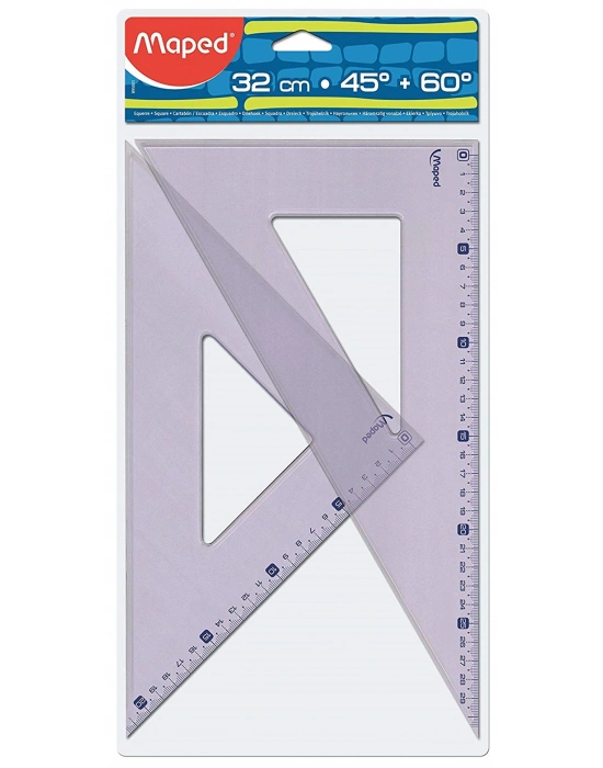 MAPED 32CM TEKNİK Gönye Çiftli Paket 45?  + 60?