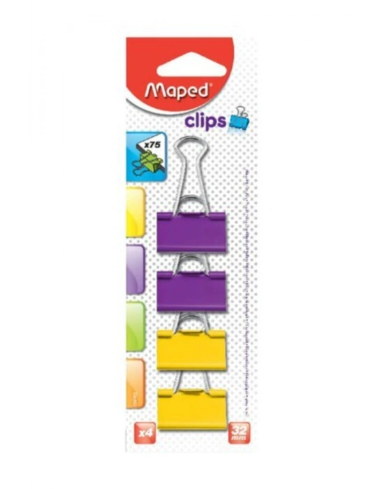 MAPED 32MM Renkli Kıskaç