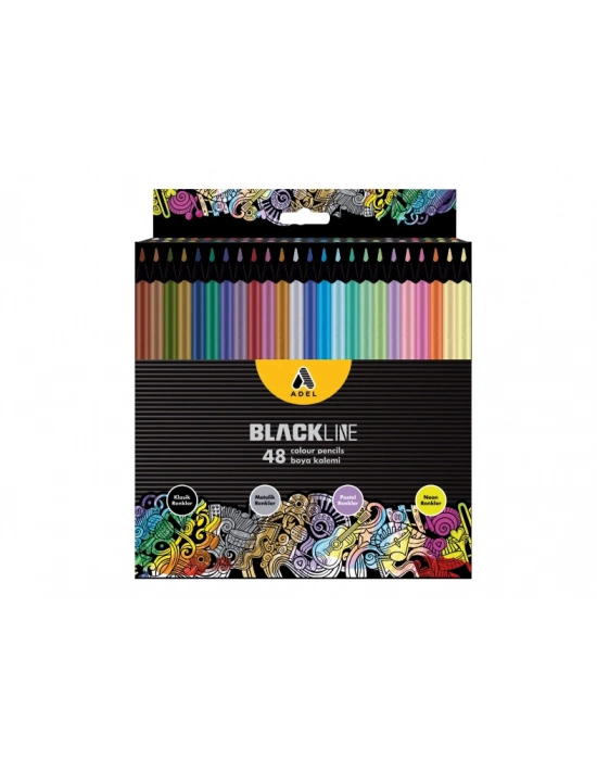 ADEL BL Üçgen Boya K. Karma 48li (FSC)