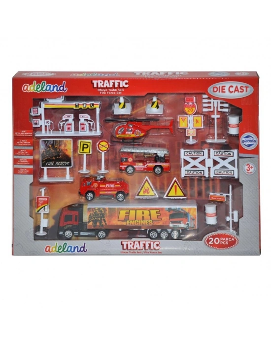 ADEL ADELAND Büyük Trafik Seti - 3 çeşit