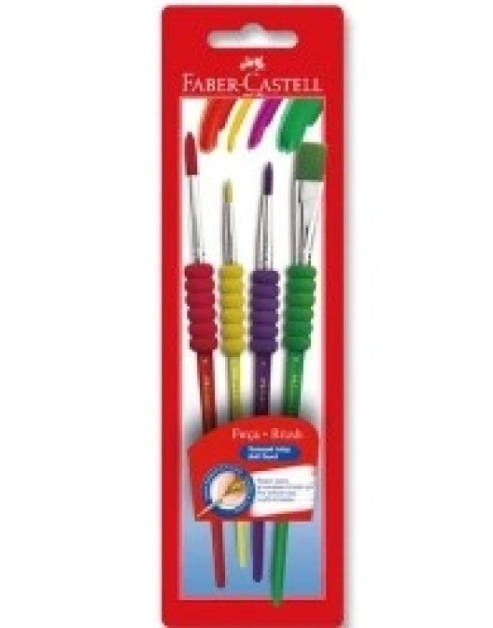 FABER -CASTELL SOFT TOUCH FIRÇA SETİ 4 LÜ