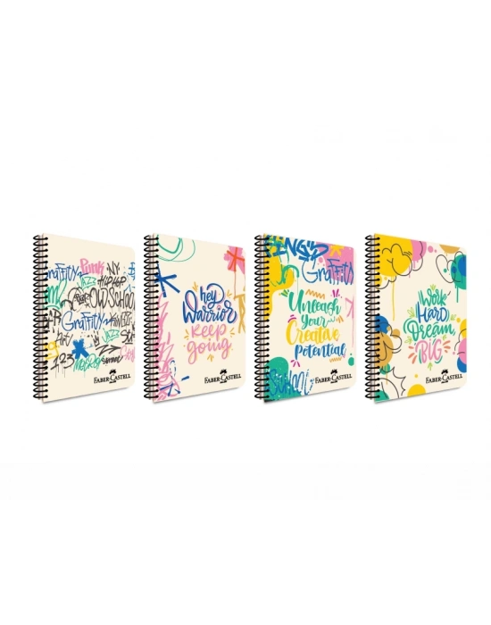 FC PP Kpk Grafiti Sprlli Defter 80Yp Kar