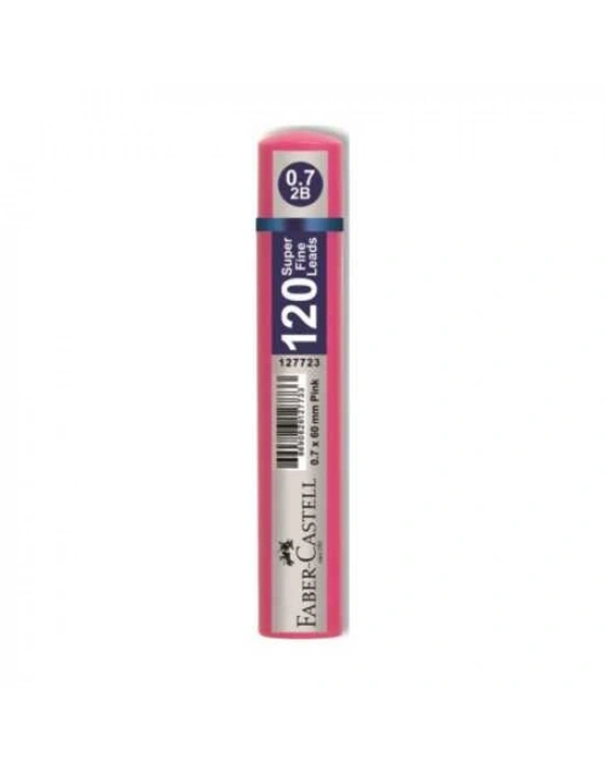 Faber-Castell Grip Min 0.7 2B uç 60mm, 120li Pembe Tüp