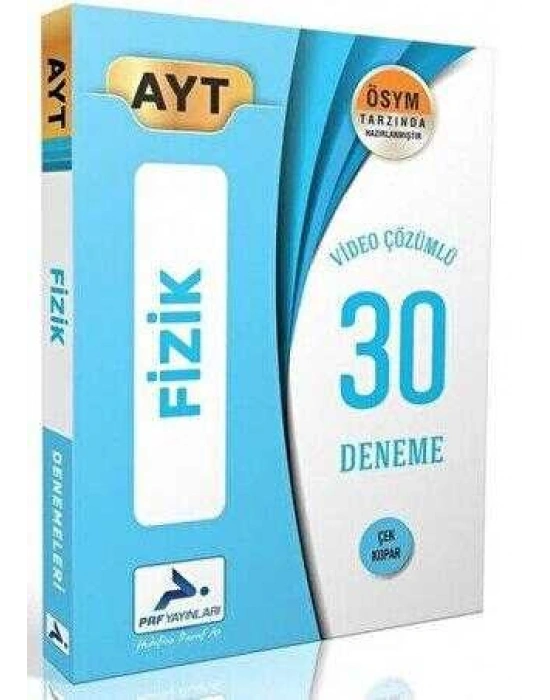 PRF AYT FİZİK VİDEO ÇÖZÜMLÜ 30 BRANŞ DENEMESİ
