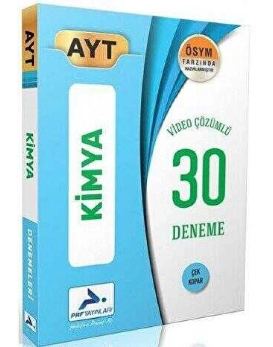 PRF AYT KİMYA VİDEO ÇÖZÜMLÜ 30 BRANŞ DENEMESİ