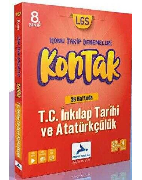 PARAF 8. SINIF İNKILAP TAR 36 LI KONTAK DENEME (KONU TAKİP DENEMELERİ)