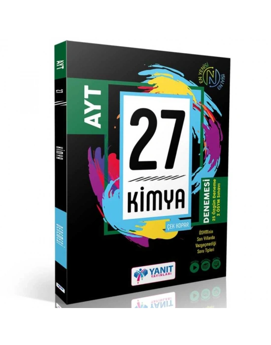 YANIT AYT Kimya Video Çözümlü 27 Branş Deneme