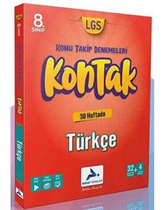 PARAF 8. SINIF TÜRKÇE 36 LI KONTAK DENEME (KONU TAKİP DENEMELERİ)